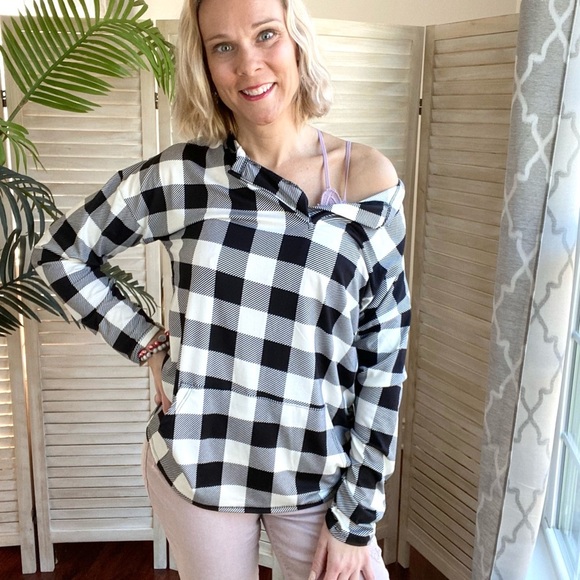 Buffalo plaid pullover - Picture 7 of 8